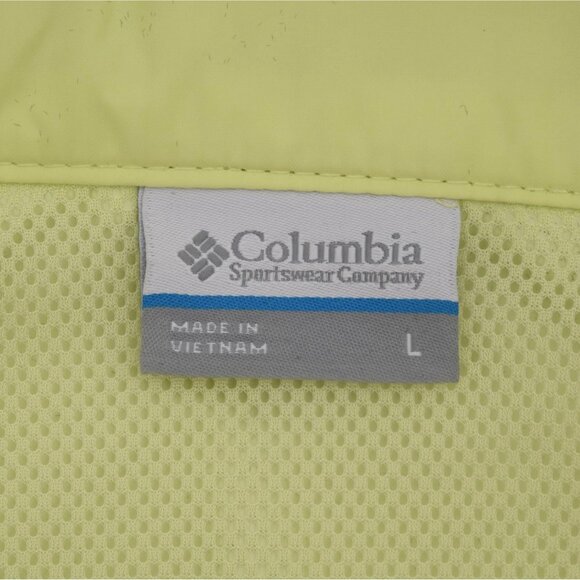 Columbia Switchback II Jacket Womens L Spring Yellow Waterproof Lightweight - Picture 5 of 8